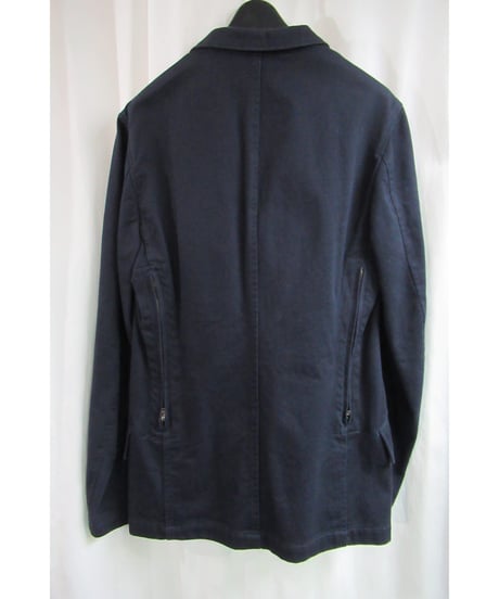 16ss yohji yamamoto pour homme 紺 バックファスナーデザインジャケット 3 HO-J71-042