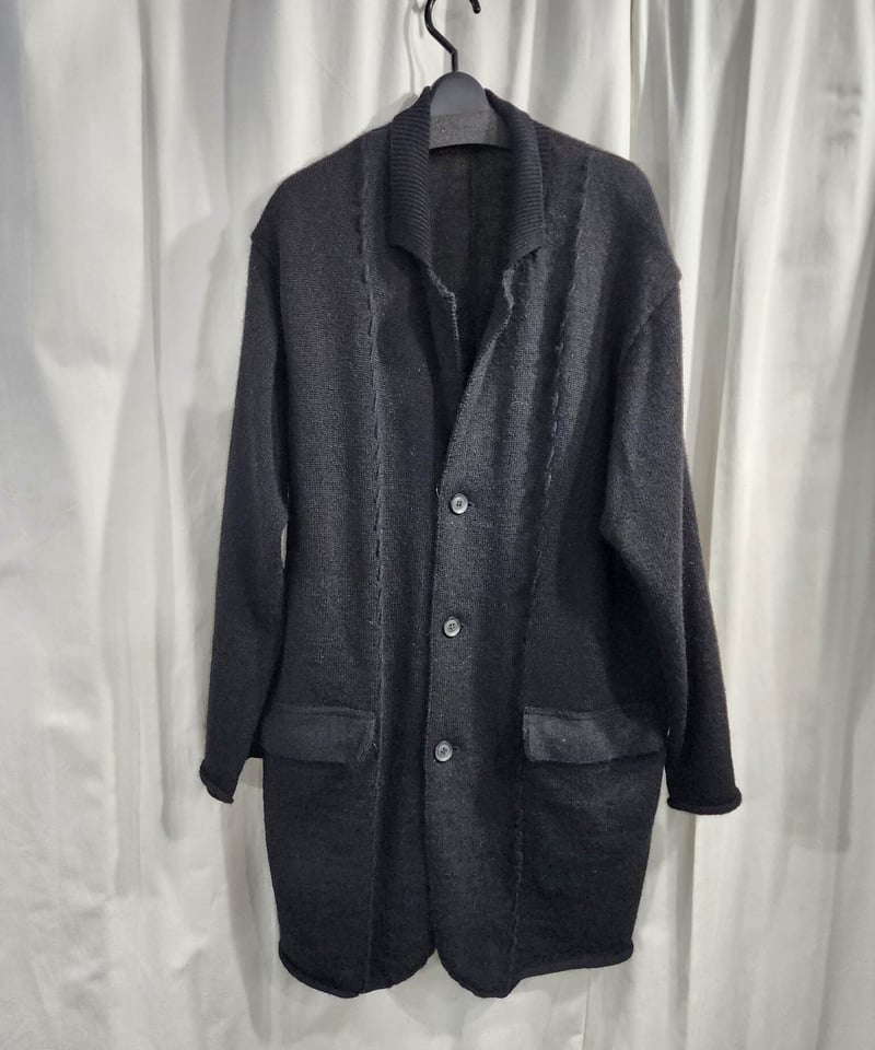 2020aw yohji yamamoto pour homme 黒 デザインニット (HR 2020aw yohji yamamoto pour homme 黒 デザインニット (HR