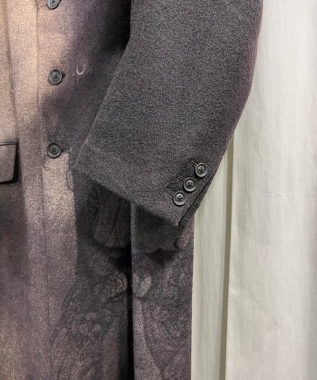 2022AW yohji yamamot pour homme ストール付きロングジャケット（HE-J40-168）