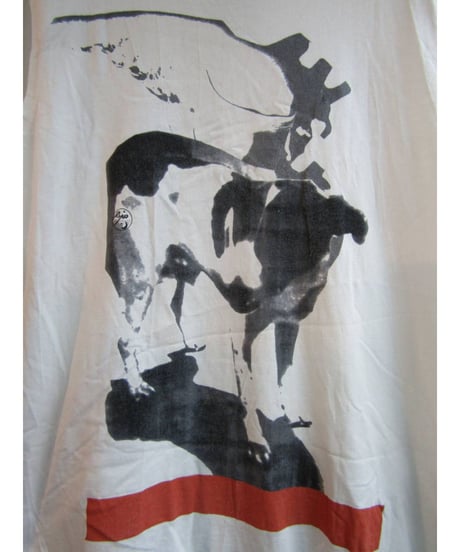 10ss yohji yamamoto pour homme プリントノースリーブTシャツ② HJ-T84-068