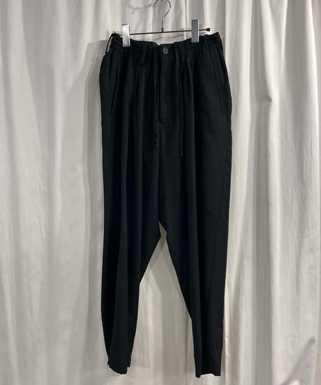 2021SS yohji yamamoto pour homme シワギャバ ゴム紐パンツ（HD-P53-100）