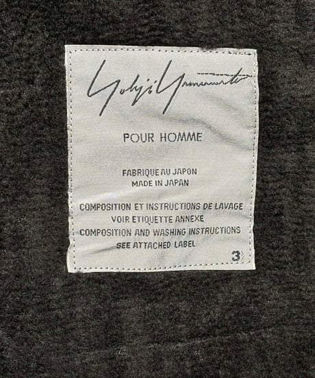 2012AW yohji yamamoto pour homme ステッチジャケット （HD-J45-111）