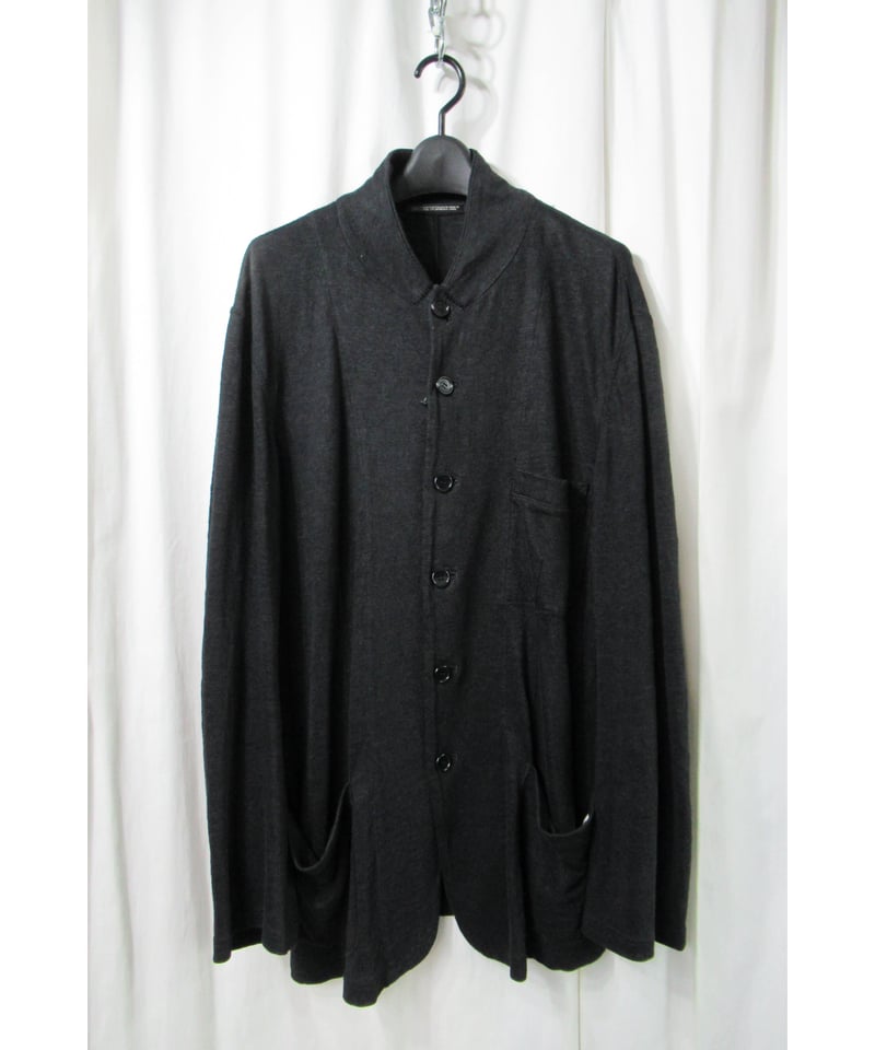 10ss yohji yamamoto pour homme 麻 スタンドカラージャケット(H 10ss yohji yamamoto pour homme 麻 スタンドカラージャケット(H