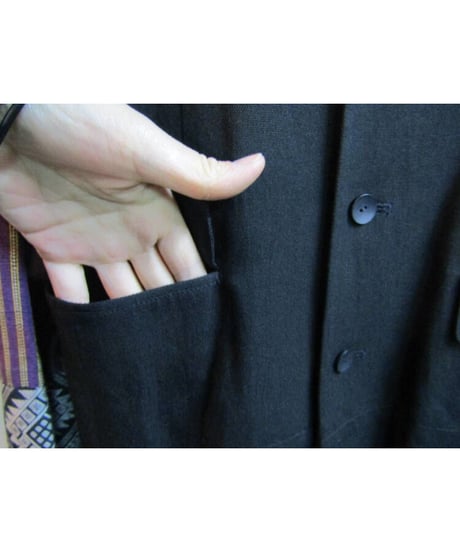 激レア 92ss yohji yamamoto femme vintage ロングスリーブデザインドレス FO-D81-311