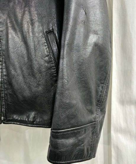 難あり 1991AW 6.1THE MEN  yohji yamamoto pour homme vintage レザーブルゾン（H-Y-237xxx）