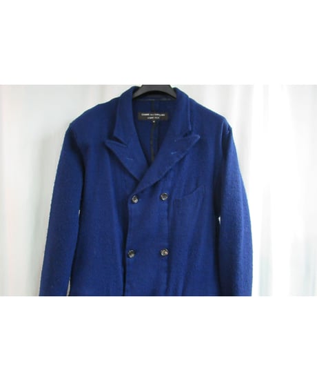 AD1994 COMME des GARCONS HOMME PLUS 縮絨 袖切り替えダブルジャケット PJ-040660