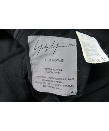 16ss yohji yamamoto pour homme 縦ラインデザインジャケット HO-J12-100