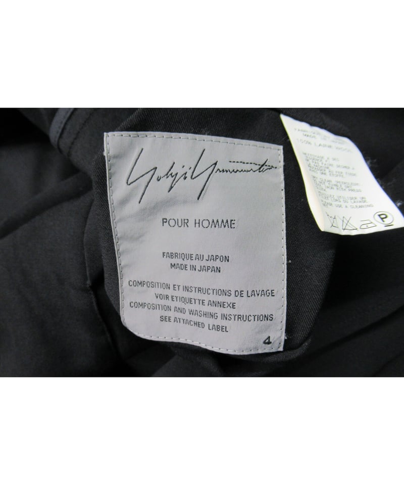 16ss yohji yamamoto pour homme 縦ラインデザインジャケット HO 16ss yohji yamamoto pour homme 縦ラインデザインジャケット HO