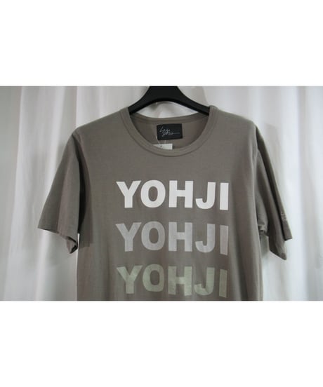 11ss yohji yamamoto pour homme カーキ ロゴ入りカットソー HO-T86-794