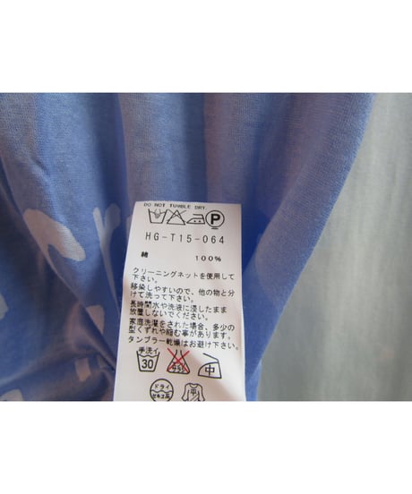14ss yohji yamamoto pour homme 製品染めデザインTシャツ  HG-T15-064