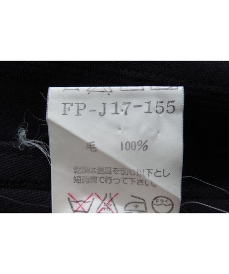 93aw yohji yamamoto femme vintage ストライプ 襟変形デザインジャケット（FP-J17-155）