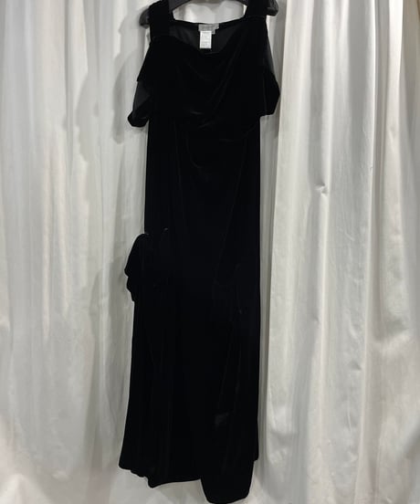 2005AW yohji yamamoto femme ベロアサロペット（FN-D26-295）