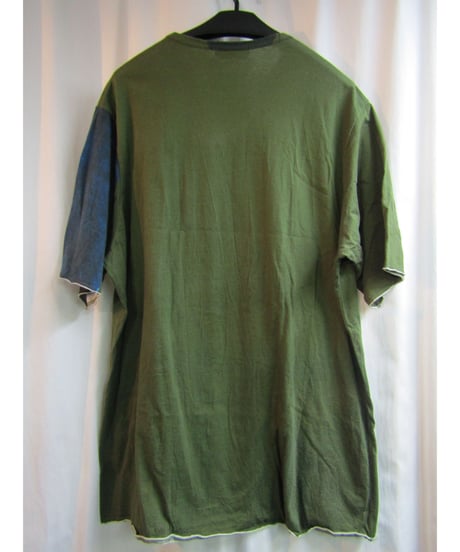17ss yohji yamamoto pour homme プリントデザインカットソー