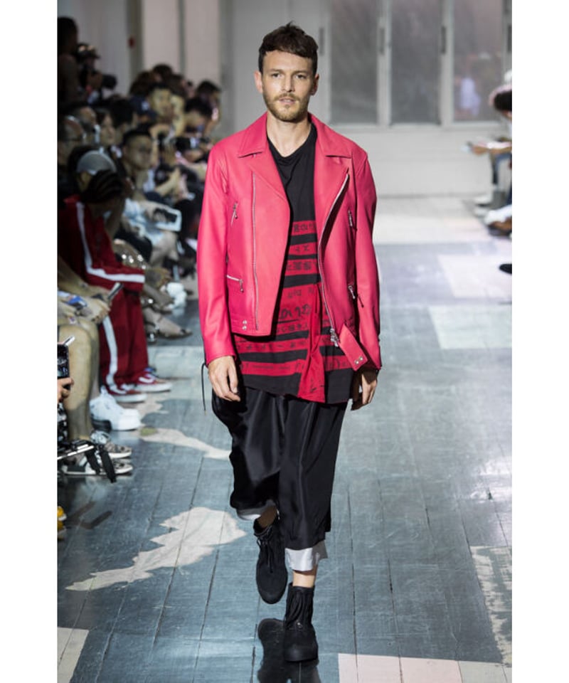 18ss yohji yamamoto pour homme デザインプリントカットソー（HW