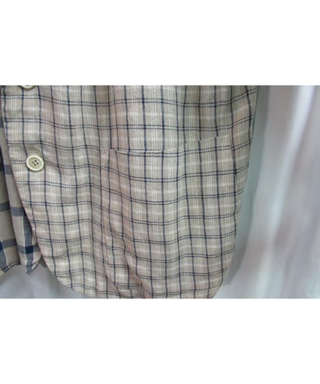 80’s COMME des GARCONS HOMME PLUS vintage チェックレイヤードジャケット PJ-11050M
