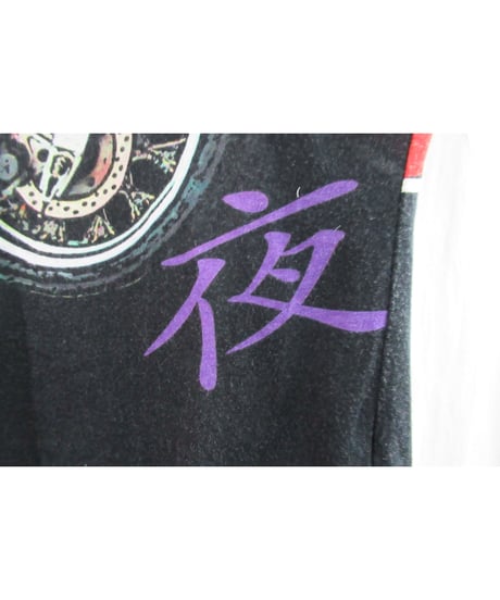 19ss B yohji yamamoto +noir プリントデザインカットソー NH-T86-981