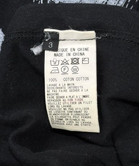 Ground Y yohji yamamoto プリントカットソー（GD-T42-058）