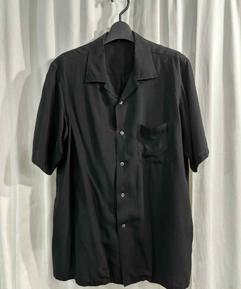新品YOHJI YAMAMOTO Y's 半袖シャツ Y's for men yohji yamamoto レーヨン 開襟半袖シャツ(M-B-200