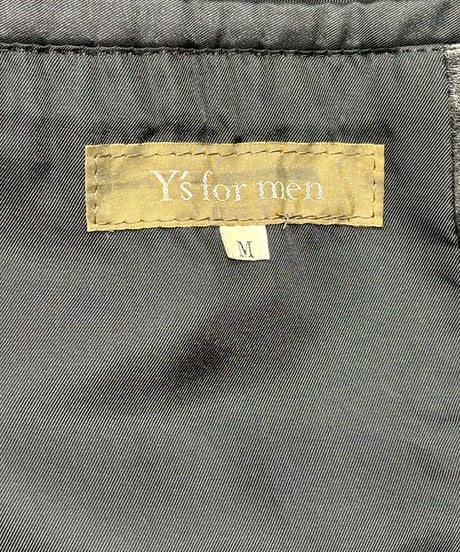 Y's for men フード付きカウレザーブルゾン（MW-C06-702）