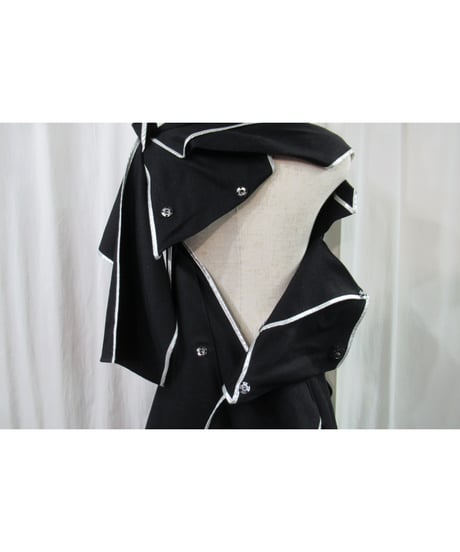21aw yohji yamamoto femme デザインドレス（FX-D18-007）