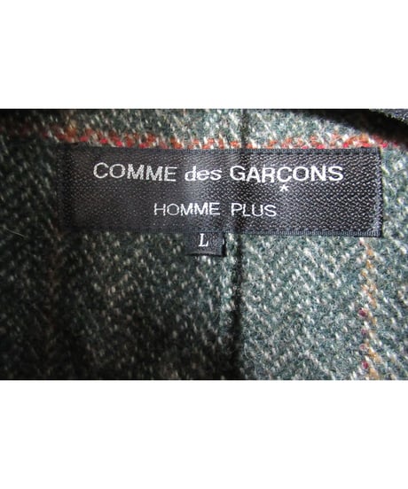 AD1996 COMME des GARCONS HOMME PLUS アーガイル袖切り替えデザインジャケット PJ-04062L