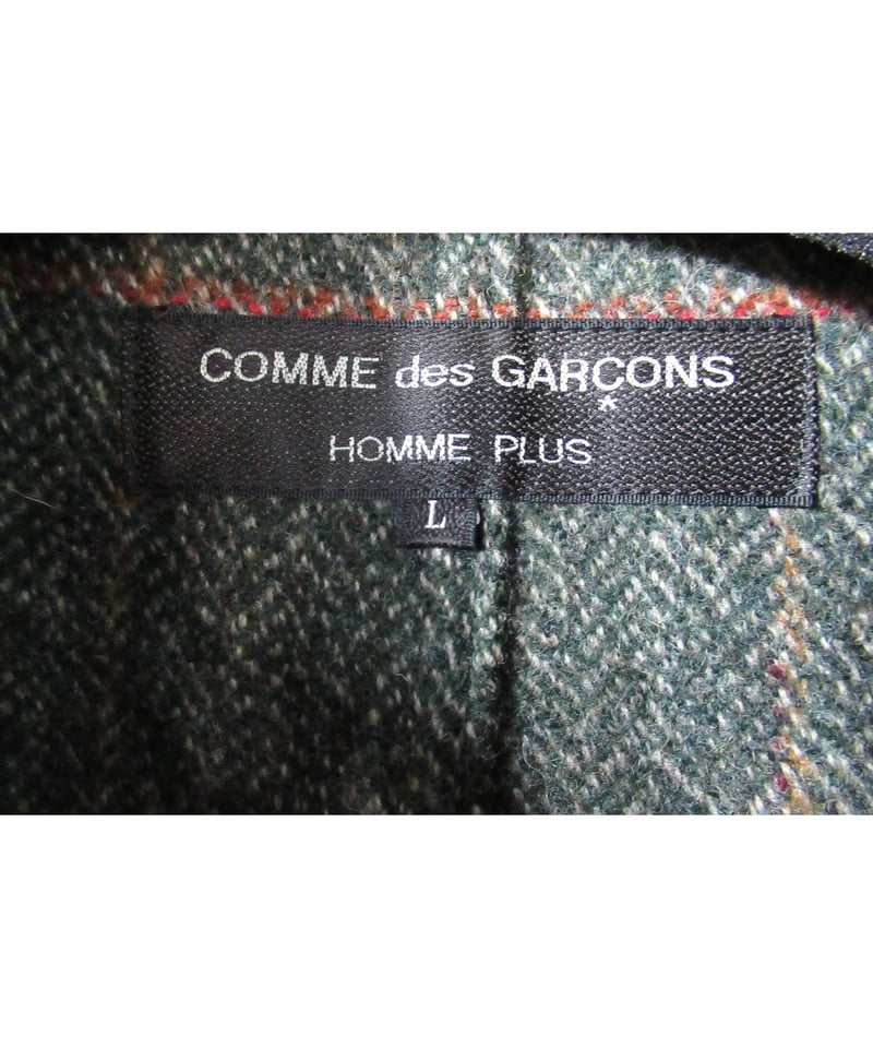 AD1996 COMME des GARCONS HOMME PLUS アーガイル袖切り替えデ AD1996 COMME des GARCONS HOMME PLUS アーガイル袖切り替えデ