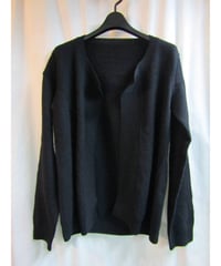 06aw yohji yamamoto femme ボタンレスニットカーディガン FB-K43-177