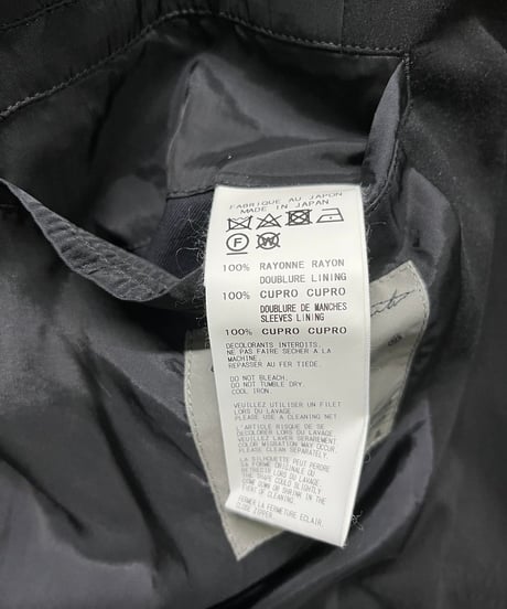 2019SS yohji yamamoto pour homme 花プリントWジップアップロングジャケット（HH-J25-233）