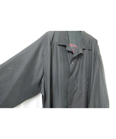 18ss yohji yamamoto pour homme サイトウ ユウスケ YUSUKE SAITOH モダンガールプリント シルク ロングブラウス（HW-B95-424）