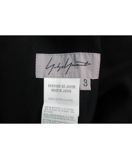 新品 04ss yohji yamamoto femme 裾フレアデザインパンツ FZ-P06-201