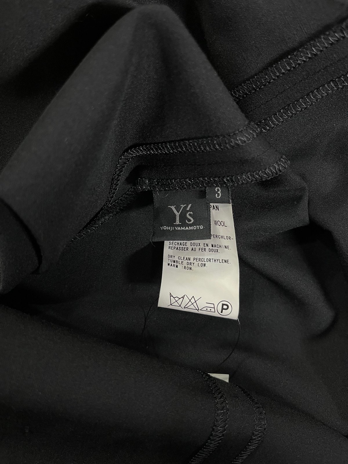 【sale】Y-3 ヨウジヤマモト　アシンメトリースウェットスカート　Y'S AUTUMN / WINTER 2022-23 | Yohji Yamamoto (ヨウジヤマモト