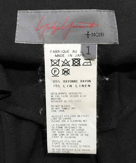 yohji yamamoto +NOIR デザインワンピース（NW-D02-200）