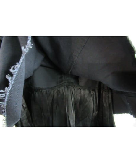 Y's yohji yamamoto 素材レイヤードデザインスカート YB-S01-024