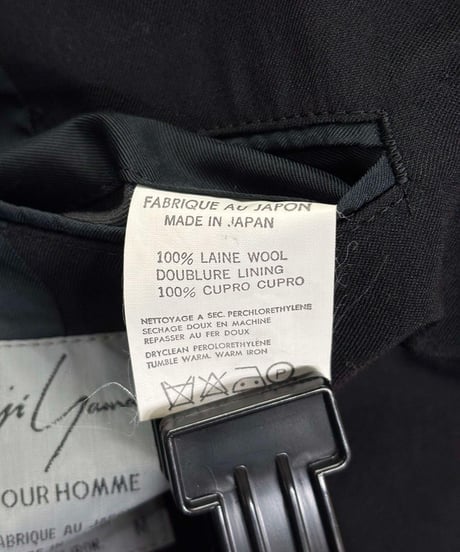 1980's yohji yamamoto pour homme vintage 水牛釦ジャケット（H-J-117xxx）