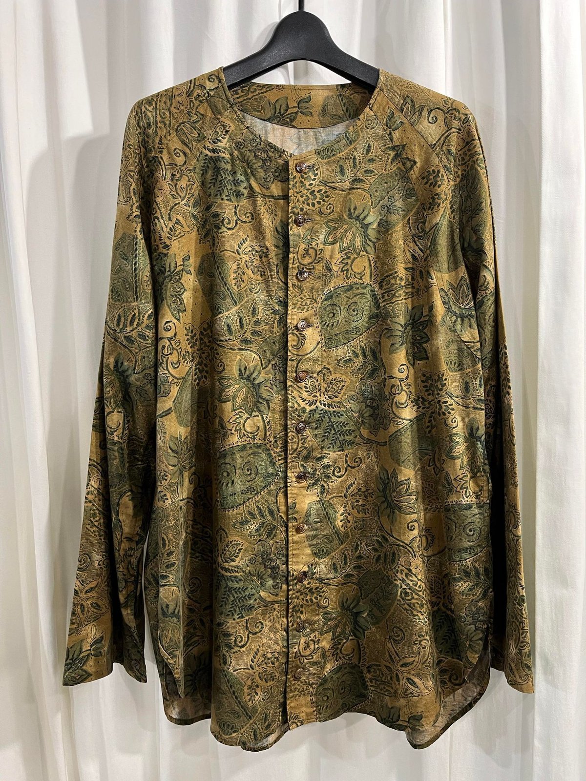 2015SS yohji yamamoto pour homme 花柄デザインシャツ（HU-B