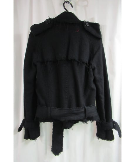 AD2004 JUNYA WATANABE COMME des GARCONS MAN フリンジデザインショートブルゾン UN-J007