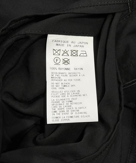 2025SS yohji yamamoto pour homme ロングベスト（HP-V05-233）