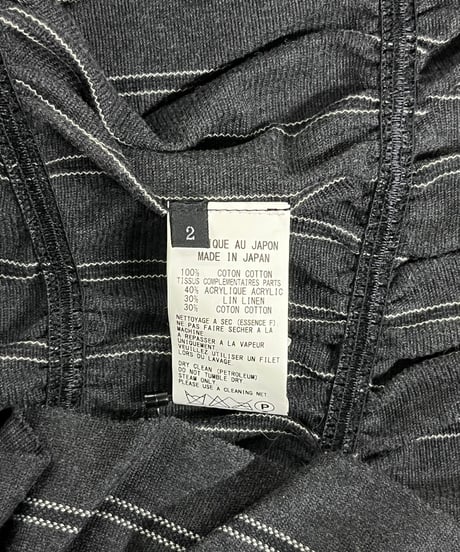 Y's yohji yamamoto デザインカーディガン（YX-T80-057）