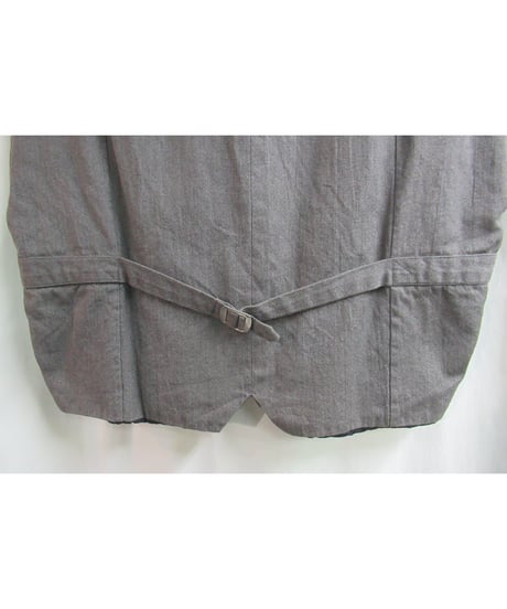 AD1994 COMME des GARCONS HOMME PLUS 縮絨 タータンチェックベスト PV-040020
