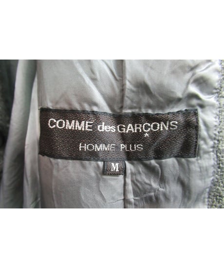 AD1994 COMME des GARCONS HOMME PLUS グレー 縮絨期 切替えデザインジャケット PJ-04023M