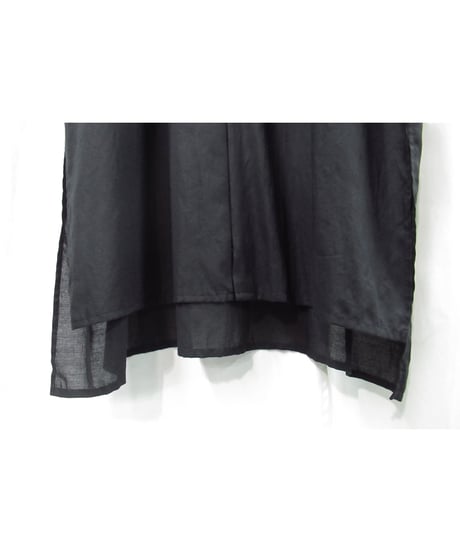 yohji yamamoto +noir フード付き ラグランスリーブデザイン ロングワンピース（ND-D08-213）