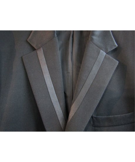 07aw yohji yamamoto pour homme 黒 タキシードクロス デザインジャケット HX-J30-105