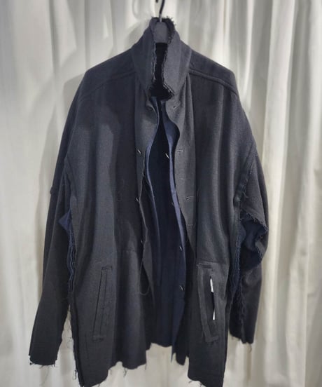 2015aw yohji yamamoto pour homme レイヤードリバーシブルジャケット  (HY-B15-105)