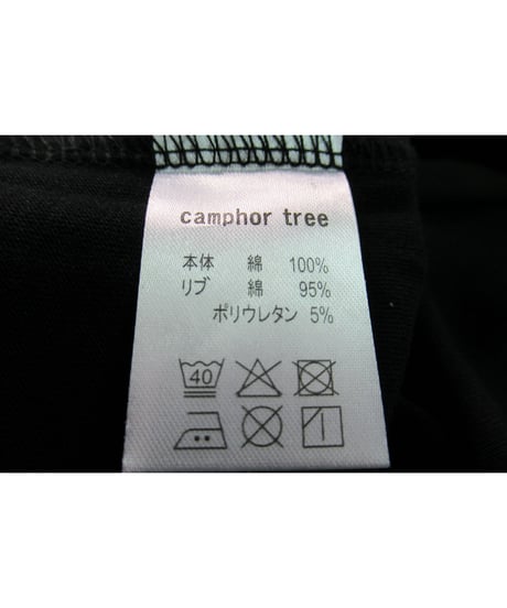camphor tree 変形ヘンリーネックデザイン カットソー