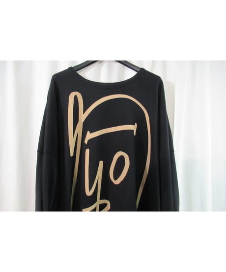 17aw BLACK and BLACK yohji yamamoto +noir  プリントデザインカットソー NK-T57-073