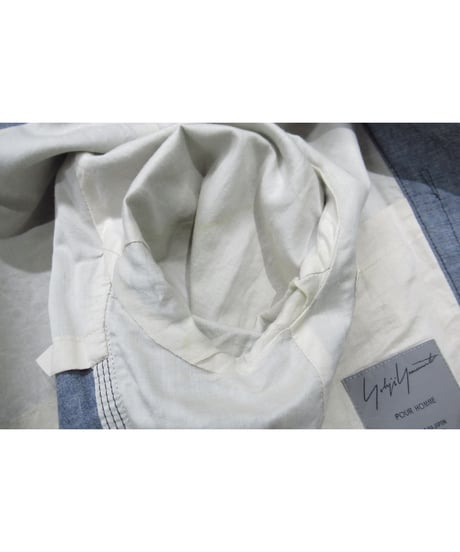 19ss yohji yamamoto pour homme パチポケットデザイン コットンジャケット（HH-J61-055）