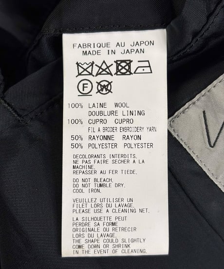 2020AW yohji yamamoto pour homme 2002SS復刻 バック女性刺繡ロングジャケット（HR-J73-506）