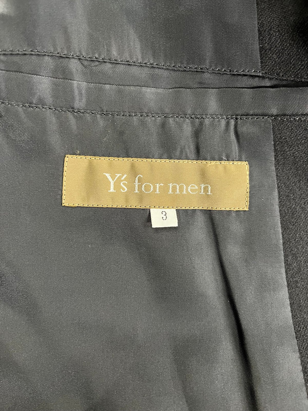 美品 Y’s ワイズ スタッズ ジャケット 3 ヨウジヤマモト yohji yamamoto - Y's for men 縞胸箱ポケット3BSJ / MJ-J07-808