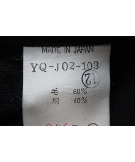 90’s Y’s yohji yamamoto vintage ノーカラー デザインショートジャケット（YQ-J02-103）
