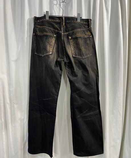 2002AW yohji yamamoto pour homme デザインデニムパンツ（HM-P43-019）